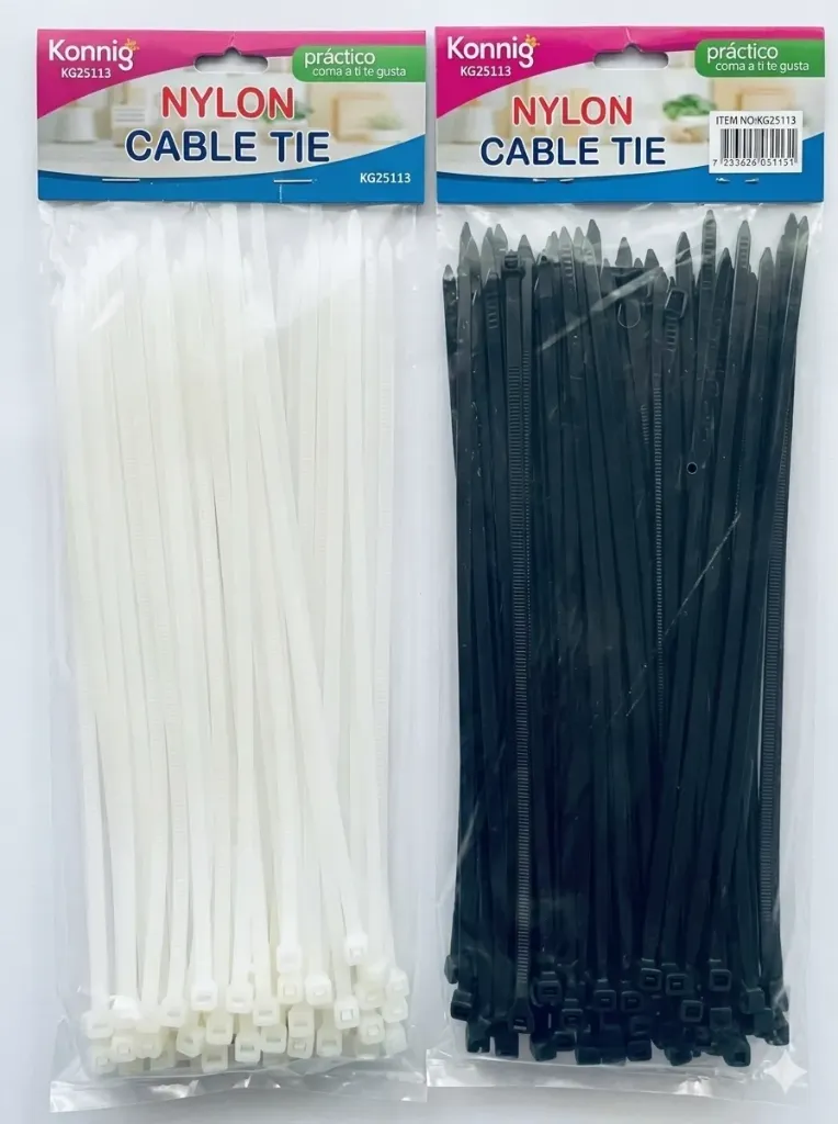 (KG25113) CINCHO 25CM BLANCO Y NEGRO FASHION CLEAN