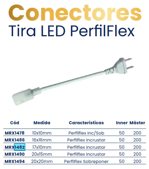 (1482) CONECTOR PARA TIRA (MERCURY)