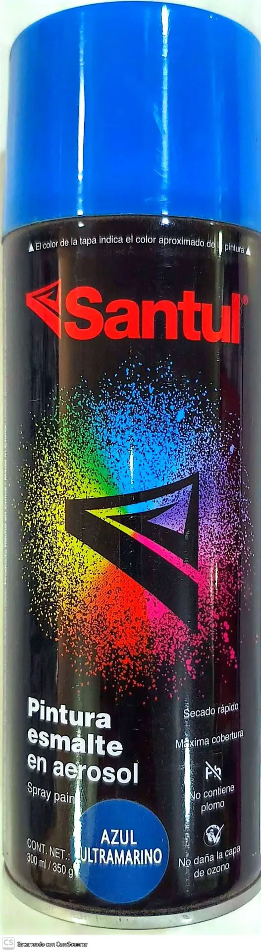 (8825) PINTURA AEROSOL AZUL ULTRAMAR 300ML (SANTUL)