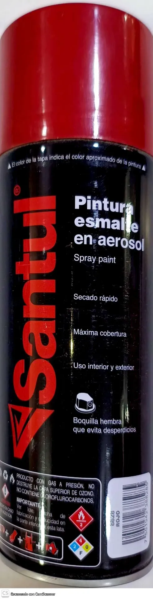 (8828) PINTURA AEROSOL ROJO 300ML (SANTUL)
