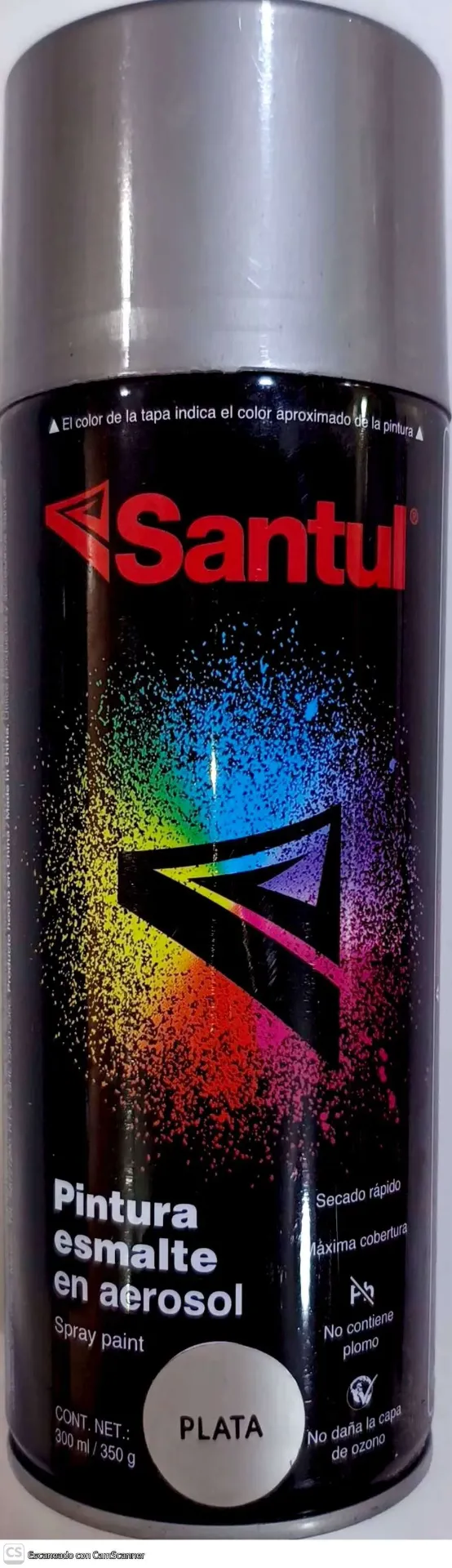 (8831) PINTURA AEROSOL PLATA METALICO  300ML (SANTUL)