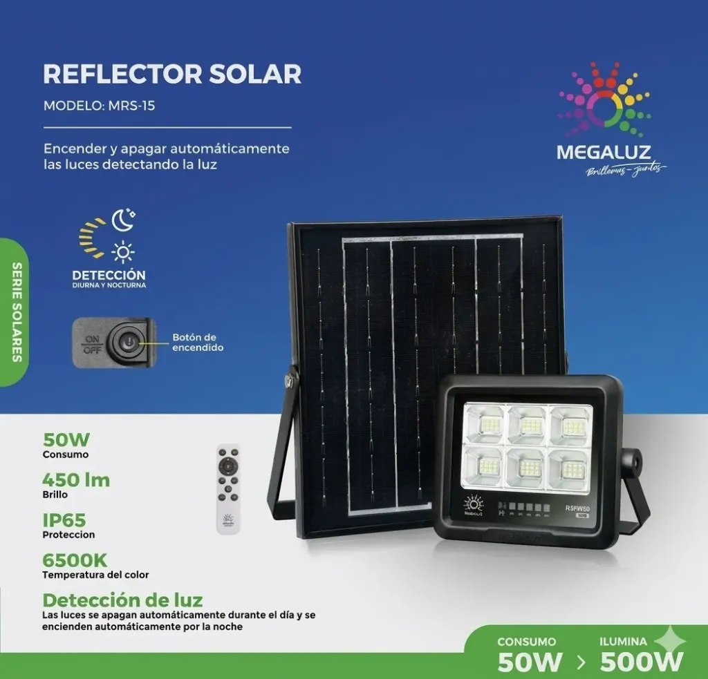 [R58W50] (R58W50) REFLECTOR SOLAR 50W MEGALUZ