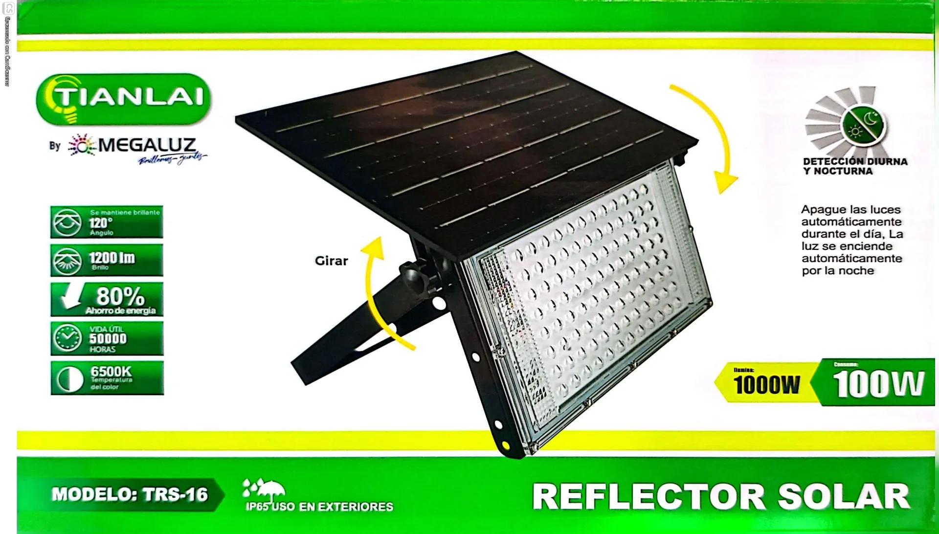 [R67W100] (R67W100) REFLECTOR SOLAR 100W TIANLAI