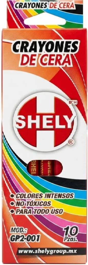 MARCADOR DE CERA SHELY ROJO