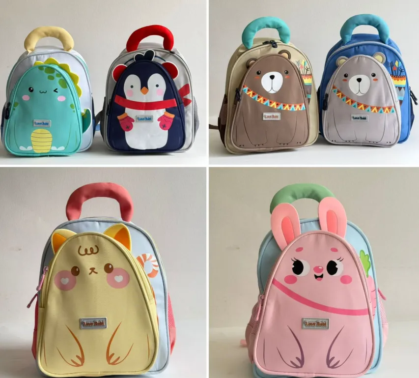 (M31) MOCHILA KINDER ANIMALITOS