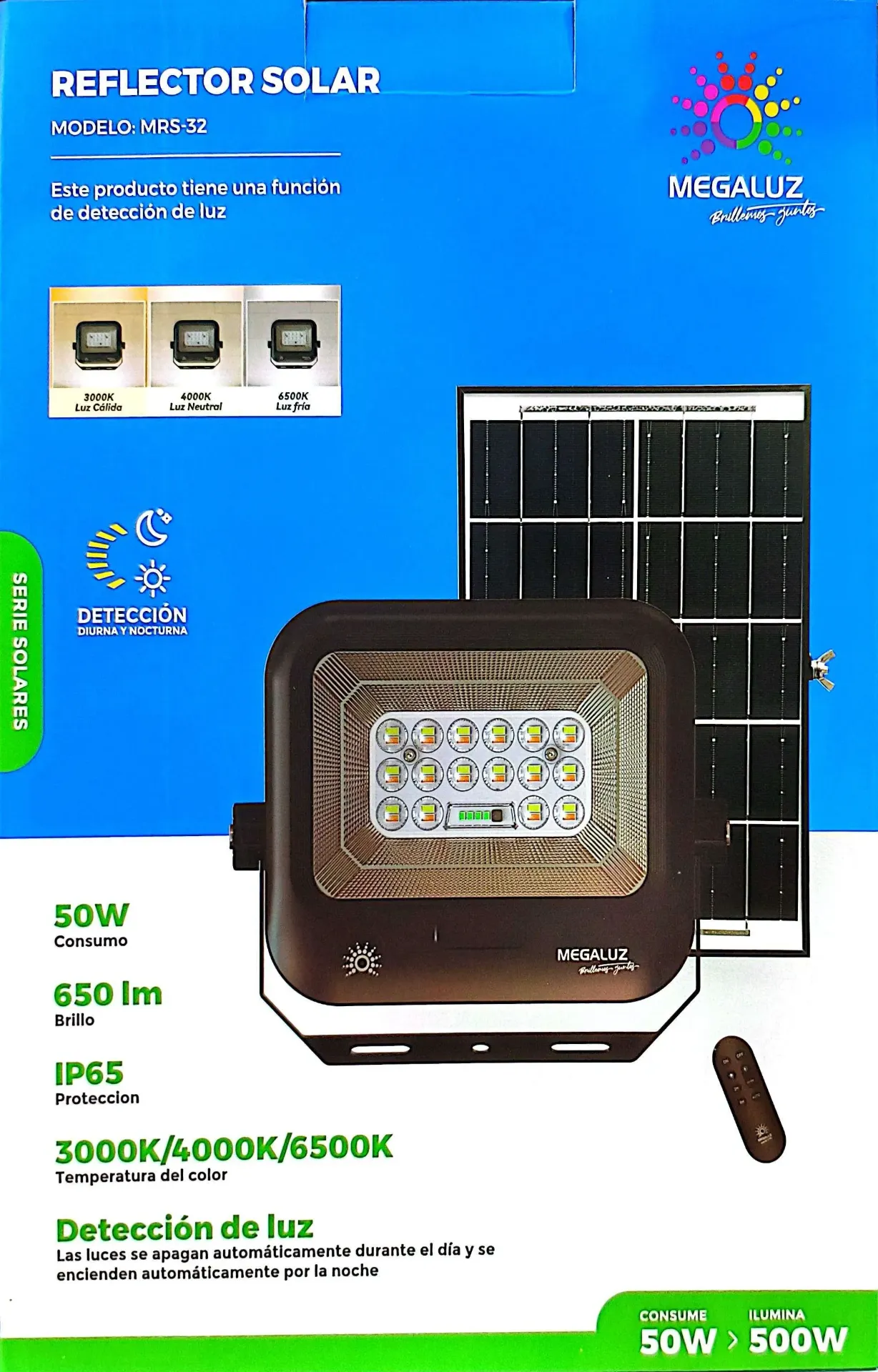 [R82W50] (R82W50) REFLECTOR SOLAR 50W MEGALUZ